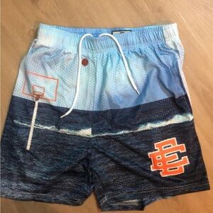Eric Emanuel Light Blue Mesh Shorts